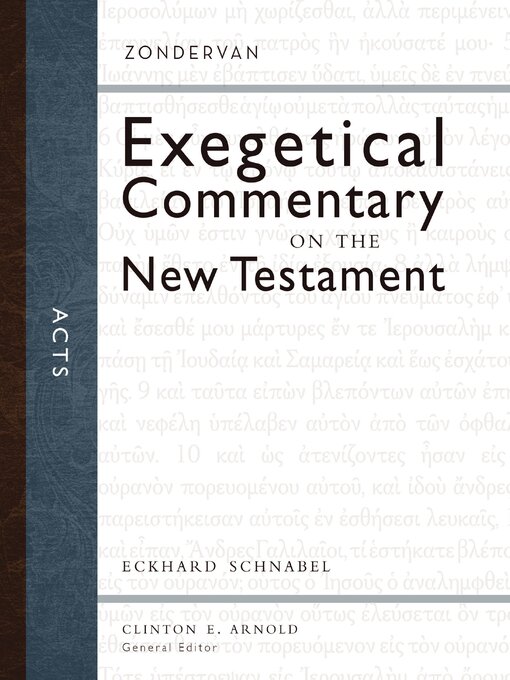 Title details for Acts by Eckhard J. Schnabel - Available